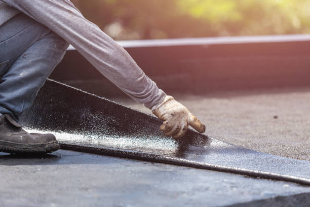 Professional Basement Waterproofing technician working in Algonquin, MD